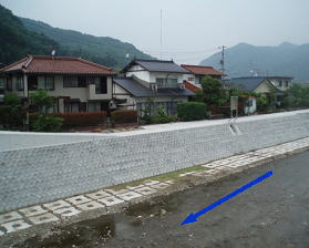 高梁川（新見市金谷）復旧後
