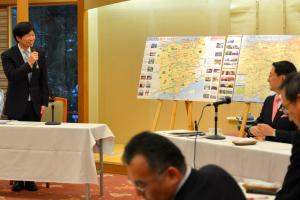 鳥取・岡山両県知事会議１