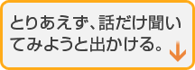 とりあえず、話だけ聞いてみようかと出かける。