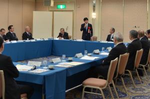 県下商工会議所会頭との懇談会1