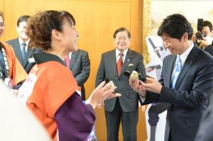 美作国建国1300年記念事業実行委員会表敬訪問2