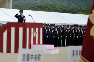 第60回岡山県消防操法訓練大会開会式３