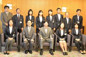 青年海外協力隊出発激励会・「おかやま国際協力大使」３