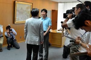 総社市長との面談１