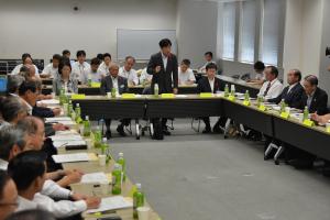 市町村教育長との意見交換会1