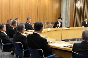 秋の叙勲・第２１回危険業務従事者叙勲伝達式（懇談会）１