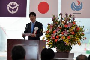 水島港国際コンテナターミナル１２ｍ岸壁（耐震）及び６号埠頭供用開始式典２