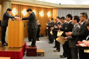 職員知事表彰式1