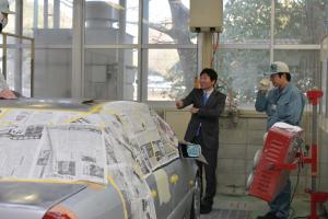 岡山県立北部高等技術専門校美作校視察1