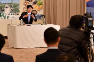 岡山・鳥取両県知事会議(記者会見)