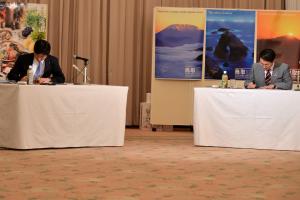 岡山・鳥取両県知事会議(災害等発生時における情報発信等に関する相互支援協定締結)