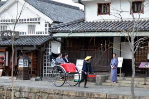 岡山・鳥取両県知事会議(倉敷美観地区視察)2