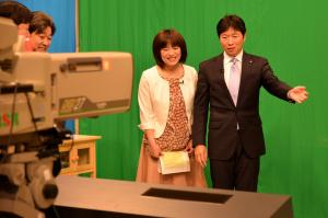 県政広報番組収録2