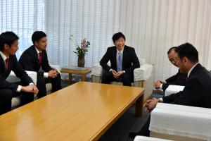 ファジアーノ岡山表敬訪問2