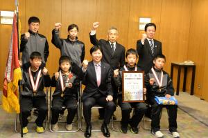 小学生バドミントン岡山県チーム表敬訪問3