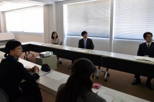 福祉相談センター職員との懇談1