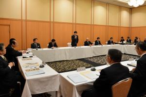 県・町村会行政懇談会1