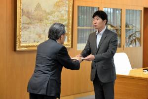 ふるさと岡山応援寄附金贈呈式１