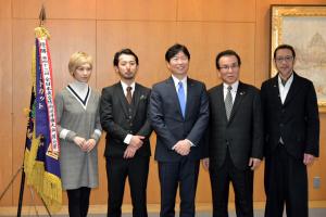 第42回全日本美容技術選手権大会(ストリートカット競技の部)優勝者表敬訪問3