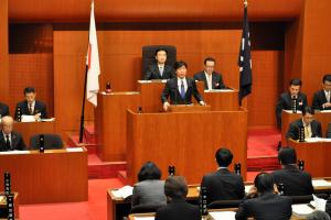 県議会11月定例会開会1