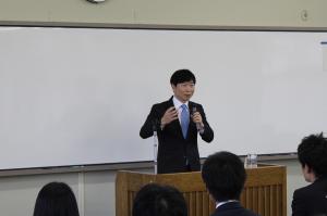平成27年度新規採用職員第1次研修(知事講話)
