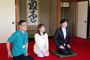 県政広報番組収録