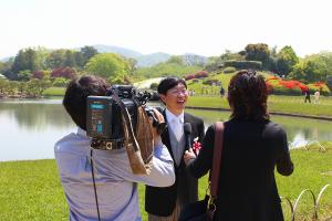 岡山後楽園春の園遊会