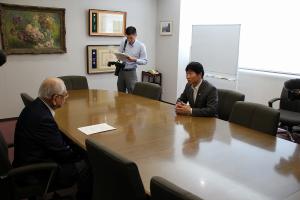 岡山県経済団体連絡協議会へのイクボス宣言協力要請