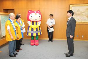 全国一斉複十字シール運動表敬訪問