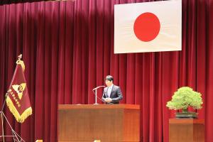 県立津山中学校入学式