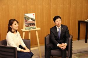 県政広報番組収録