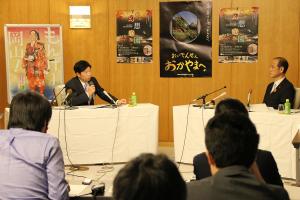 知事と岡山市長との懇談会