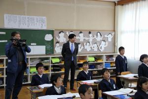 学校視察〔久米南町立弓削小学校〕