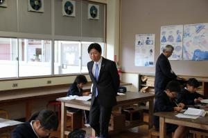 学校視察〔久米南町立弓削小学校〕