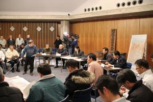 図上防災訓練〔災害対策本部会議〕