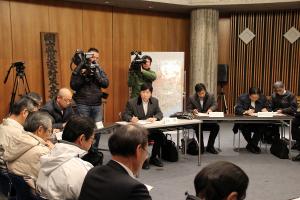 図上防災訓練〔災害対策本部会議〕