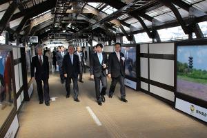 JR岡山駅構内視察