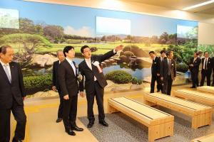 JR岡山駅構内視察