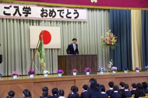 里庄町立里庄西小学校入学式