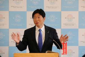 定例記者会見