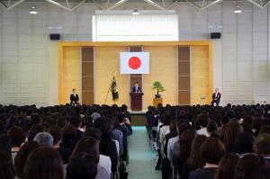 県立岡山朝日高等学校入学式