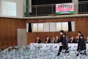 瀬戸内市立長船中学校入学式