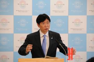 定例記者会見