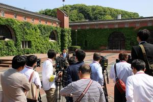 G7（先進7か国）倉敷教育大臣会合〔ぶら下がり取材〕