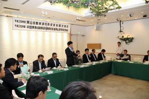 中国横断自動車道4車線化促進岡山県期成会総会