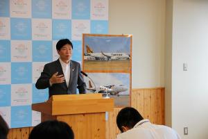 岡山－台北線開設に係る記者会見
