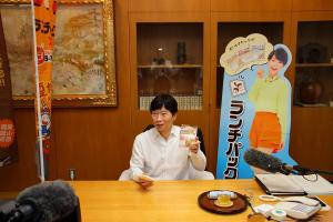 ひるぜん焼そば風ランチパック（山崎製パン）全国販売PR表敬訪問