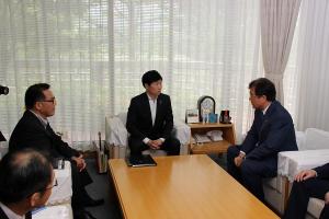 三菱自動車工業株式会社益子会長来訪