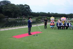 岡山後楽園夏の幻想庭園オープニングセレモニー