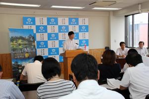 晴れの国おかやまデスティネーションキャンペーン共同記者会見